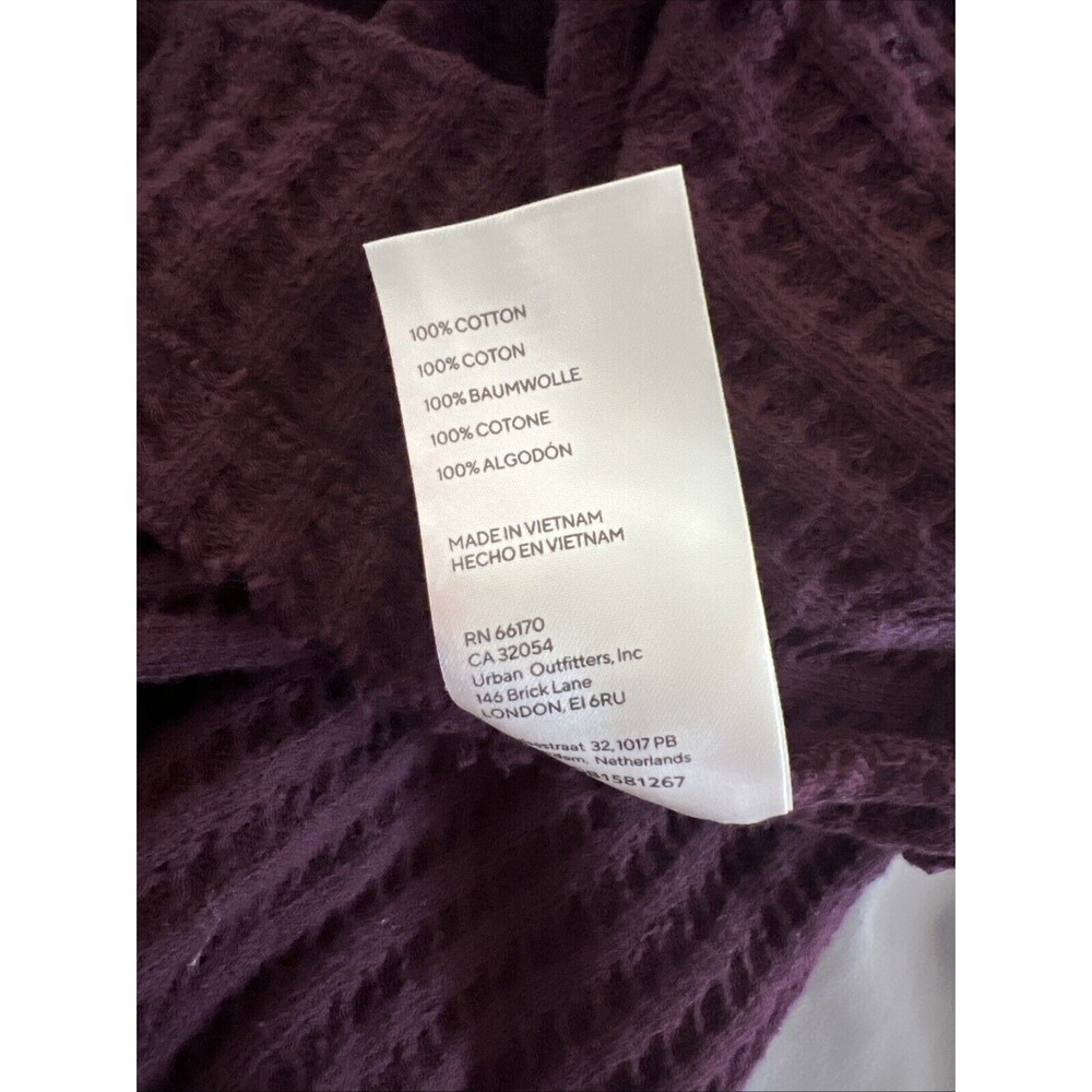 Free People Thermal Long Sleeve Top Cowl Neck  S. - Picture 8 of 8